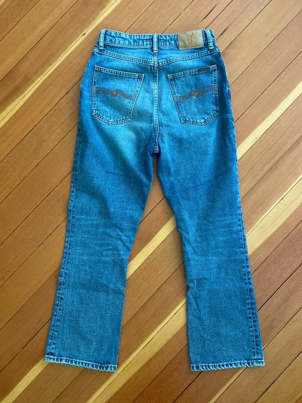 Nudie Jeans Rowdy Ruth Kick Flare Jeans - Size 27